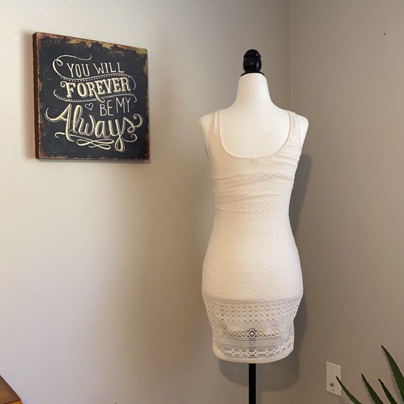 Garage White Lace Dress - Picture 5 of 6